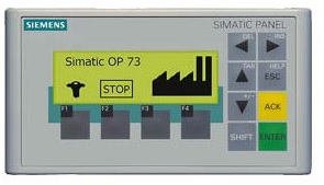 6AV6641-0AA11-0AX0 simatic operator panel op 73 3 lc display simatic hmi