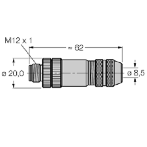 Turck Stecker BMSWS8151-8.5