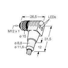 Turck Connector WWAK4P2-2/P00