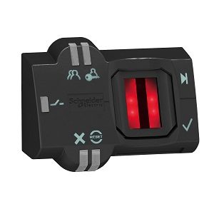 Schneider Monostable Biometric Switch XB5S2B2M12
