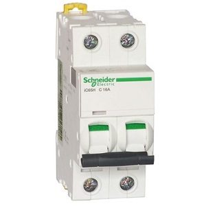 Schneider Miniature Circuit Breaker IC65H 2P B10A
