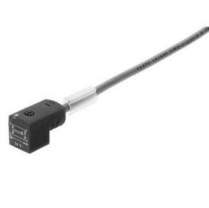Festo Plug Socket with Cable KME-1-24DC-5-LED