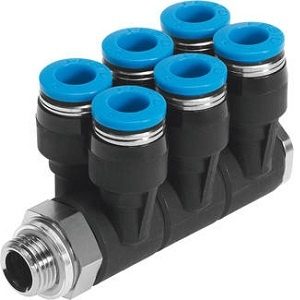 Festo Multiple Distributor QSLV6-G3/8-10